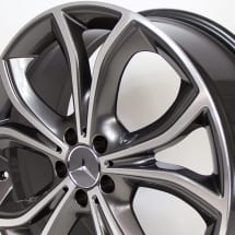 20 inch light alloy wheel set | E-Class Coupé C238 | 5-twin spoke | genuine Mercedes-Benz | A2384010100/0200-7X44-238