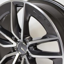 AMG 20 inch 5-double-spoke grey CLS C257 genuine Mercedes-Benz rim set  | A2574013100/2200-7X44