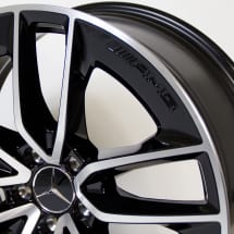 AMG 20 inch 5-double-spoke black CLS C257 genuine Mercedes-Benz rim set  | A2574013100/2200-7X23