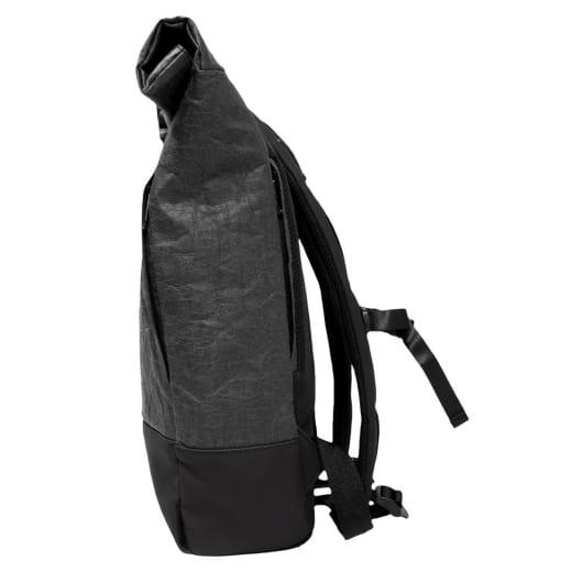 Roll-top backpack carbon black Genuine smart | 10021544