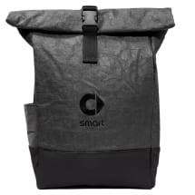 Roll-top backpack carbon black Genuine smart | 10021544