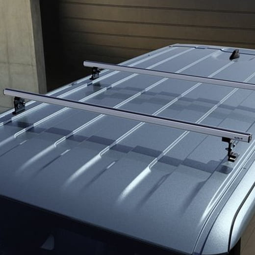 Roof bars KIA PV5 Aluminium 2-piece Silver Black | SW210ADE02ALS