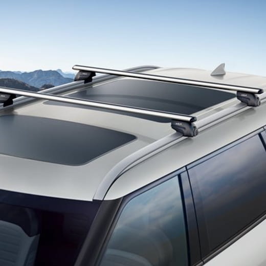 Roof rack basic cross bars KIA EV9 AE Aluminium Silver Black Genuine KIA | DO211ADE00AL/DO211ADE00ALGL