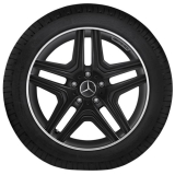 Roues été AMG 20 pouces 5 doubles branches noir Classe G W463 original Mercedes-Benz