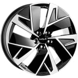 Roues hiver 19 pouces Kia EV6 CV Aero noir diamant brillant
