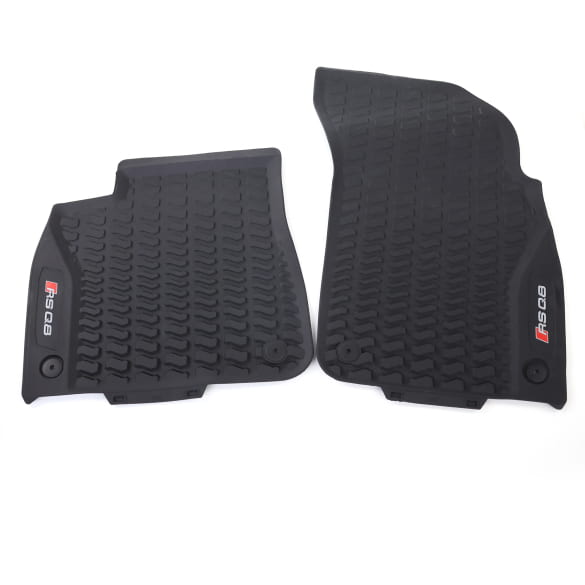 RSQ8 rubber floor mats Audi Q8 4M 2-piece front black