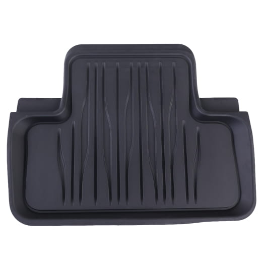 Rubber all-weather car mats Black Rear C-Class electric EQ W520 Genuine Mercedes-Benz | A5206804502 9051