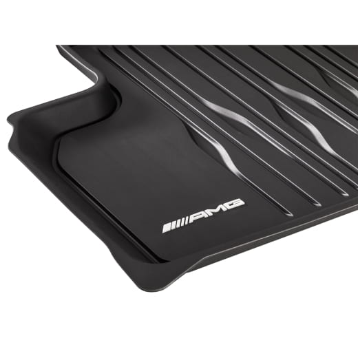 Rubber All-Weather Car Mats Black Front AMG GT C590 Genuine Mercedes-Benz | A5906800602 9051