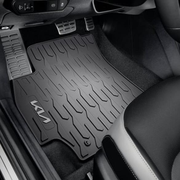 Rubber car mats KIA K4 4-piece set black