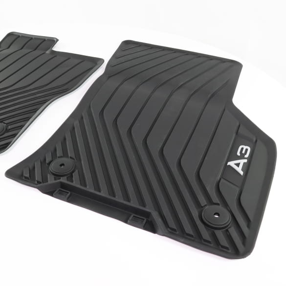 Rubber floor mat set front A3 S3 Genuine Audi Accessories | 8Y1061501 041