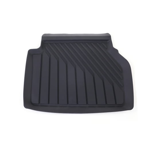 S-Line rubber floor mats rear Audi Q6 e-tron black 2-piece | 4P0061511