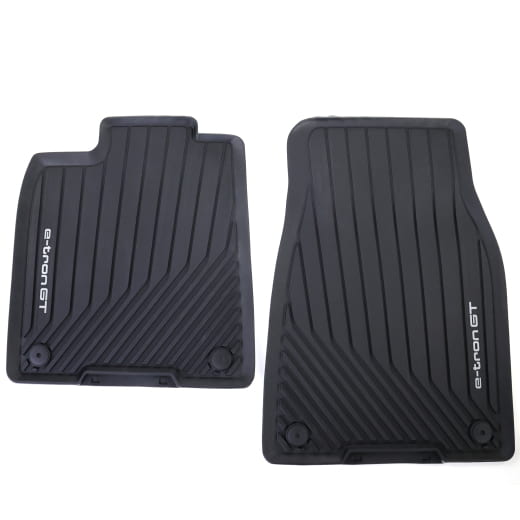Rubber floor mats Audi e-tron GT front 2-piece black | 4J3061501 041