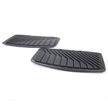 Rubber floor mats Audi e-tron GT rear 2-piece black | 4J3061511 041