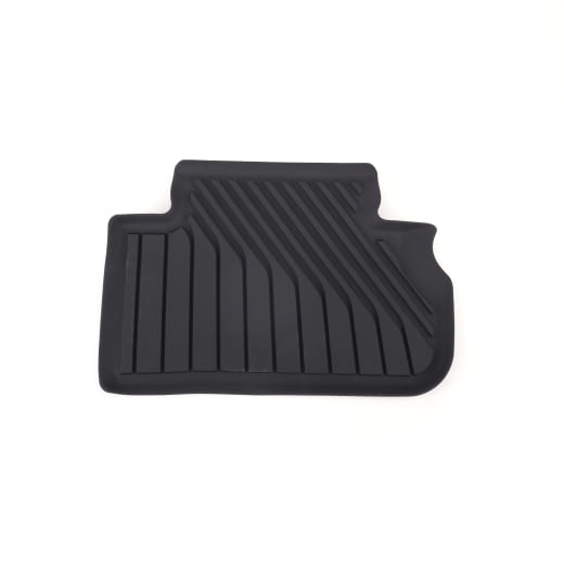 Rubber floor mats Audi Q5 GU rear 2-piece black | 8MA061511