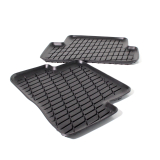 Rubber floor mats dynamic squares CLE C236 Coupe 2-piece rear Genuine Mercedes-Benz 