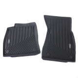 Rubber floor mats  Audi A6 C9 FN black 2-piece front