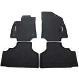 Rubber floor mats KIA EV3 black 4-piece set Genuine KIA