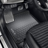 Rubber floor mats KIA EV4 4-piece set black