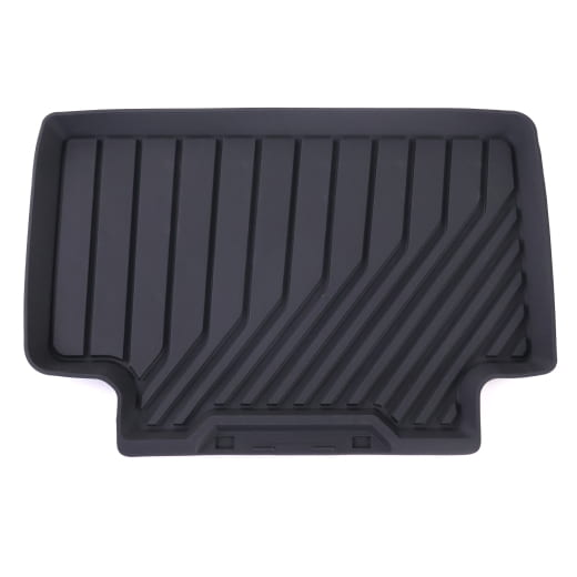 Rubber floor mats rear Audi Q6 e-tron black 2-piece | 85H061511 041