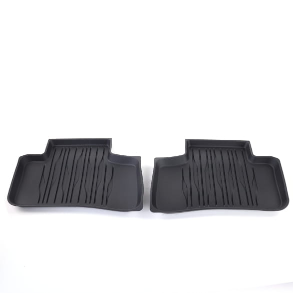 Rubber floor mats rear GLC Coupe C254 Dynamic Lines 2-piece Genuine Mercedes-Benz