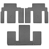 Rubber floor mats rear KIA EV9 MV1 black 3-piece set for 6-seater Genuine KIA