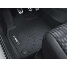 Rubber floor mats set, front and rear, 4-piece for T-Roc | Original Volkswagen parts. | 2GA061500 82V