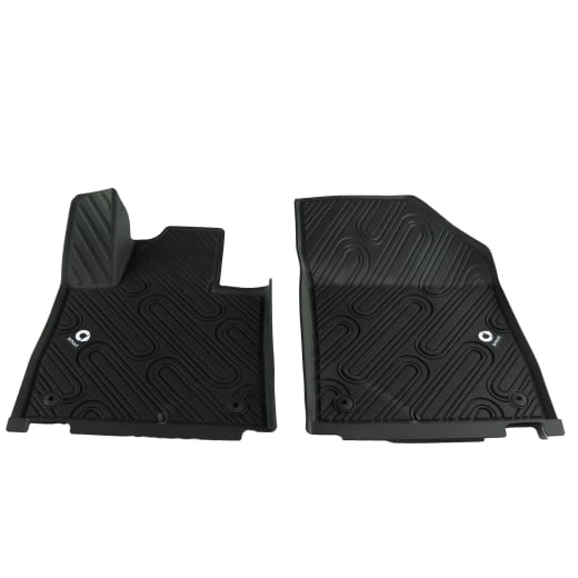 Rubber floor mats smart #3 THREE black Genuine smart | QAP6608036125