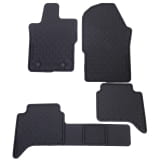 Rubber floor mats VW Amarok 2 T1 4-piece black Genuine Volkswagen