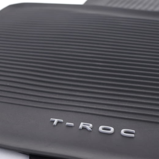 Rubber floor mats VW T-Roc A2 4-piece black Genuine Volkswagen | 2GV061500 82V