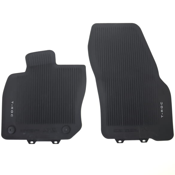 Rubber floor mats VW T-Roc A2 4-piece black Genuine Volkswagen | 2GV061500 82V