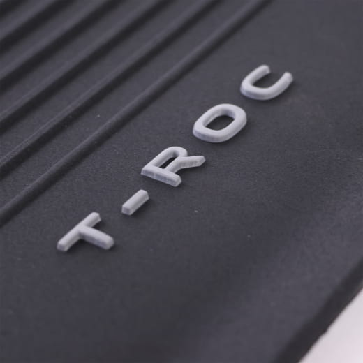 Rubber floor mats VW T-Roc A2 front 2-piece black Genuine Volkswagen | 2GV061502 82V