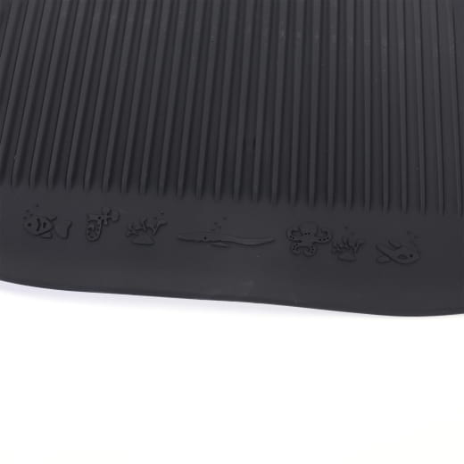 Rubber floor mats VW T-Roc A2 rear 2-piece black Genuine Volkswagen | 2GV061512 82V