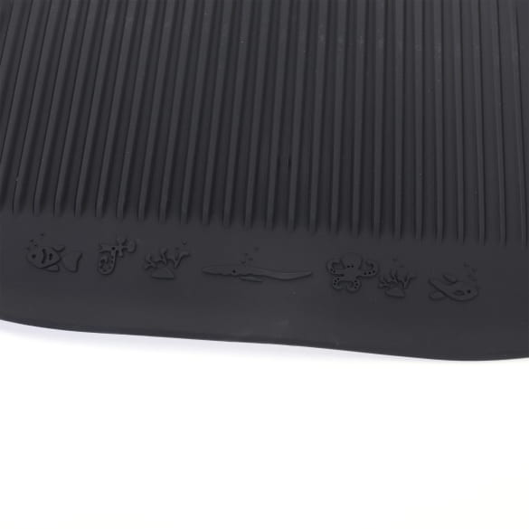 Rubber floor mats VW T-Roc A2 rear 2-piece black Genuine Volkswagen | 2GV061512 82V