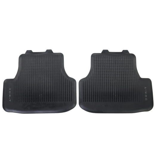 Rubber floor mats VW T-Roc A2 rear 2-piece black Genuine Volkswagen | 2GV061512 82V