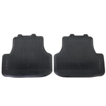 Rubber floor mats VW T-Roc A2 rear 2-piece black Genuine Volkswagen | 2GV061512 82V