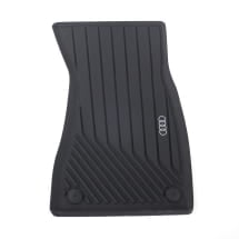 Rubber front floor mats Audi A5 B10 FU black 2-piece | 8B1061501