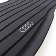 Rubber front floor mats Audi A5 B10 FU black 2-piece | 8B1061501