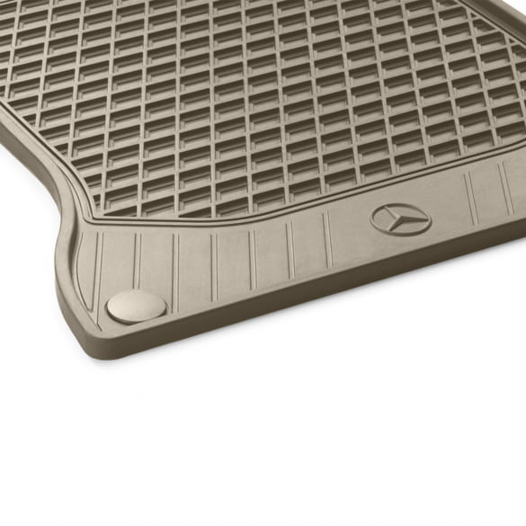 Rubber Floor Mats Front S-Class 222 Genuine Mercedes-Benz | A2226807605 8S85