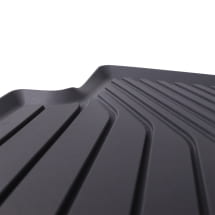 Rubber rear floor mats Audi A5 B10 FU black 2-piece | 8B3061511