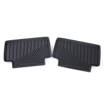 rubberen automatten achter Audi Q6 e-tron zwart 2-delig | 85H061511 041