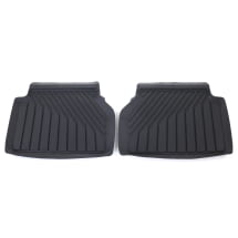 Rubberen automatten achter Audi A6 C9 FN zwart 2-delig | 4P0061511