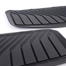 Rubberen automatten Audi e-tron GT achter 2-delig zwart | 4J3061511 041