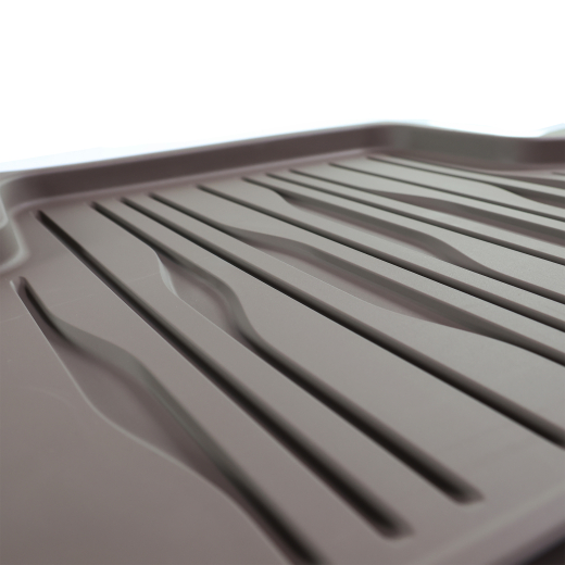 Rubberen automatten automatten balaobraun 2-delig achter EQE | A2956802303 8W57