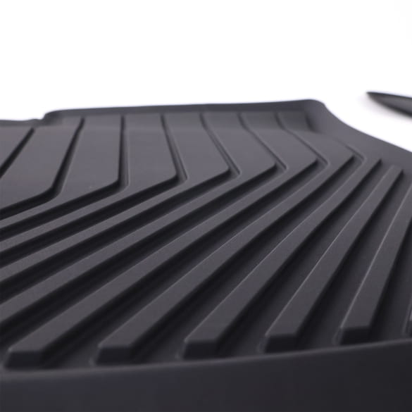 Rubberen automatten voor Audi A5 B10 FU zwart 2-delig | 8B1061501