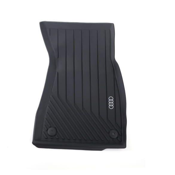Rubberen automatten voorzijde Audi A6 C9 FN zwart 2-delig | 4P1061501