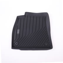 Rubberen automatten voorzijde Audi A6 C9 FN zwart 2-delig | 4P1061501