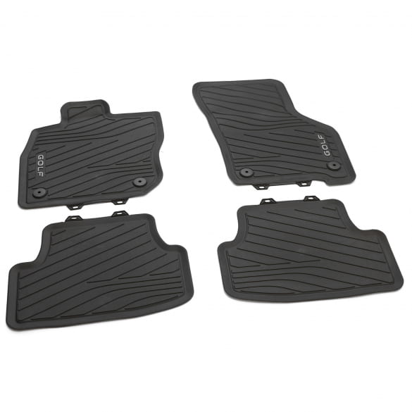 Rubbermatten voetmatten set 4-delig VW Golf 8 Mild-Hybrid Original Volkswagen