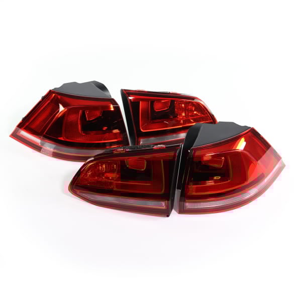 Rückleuchten Satz abgedunkelt 4-teilig Golf VII Variant Original Volkswagen 