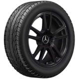 Ruedas de verano 18 pulgadas GLC C254 negras, juego completo de ruedas original Mercedes-Benz