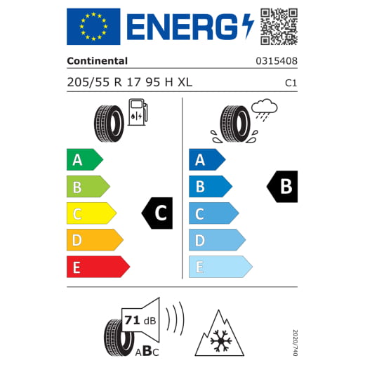 Ruedas de invierno 17 pulgadas CLA C178 Continental Original Mercedes-Benz | Q44014111411A/-12A-C178